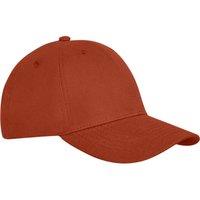 Elevate Men's Davis 6 Panel Cap in Burnt Orange