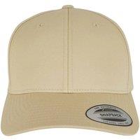 Flexfit Men's Curved Classic Snapback Cap One Size in Beige