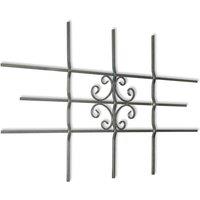 Berkfield Home Window Security Grilles 69 x 114 cm in Silver