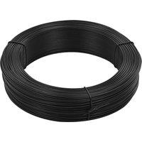Berkfield Home Fence Binding Wire 250 m 1.4/2 mm Steel Anthracite in Black
