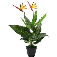 Berkfield Home Artificial Strelitzia Reginae Plant Bird of Paradise 66 cm