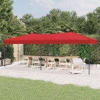Berkfield Home Folding Party Tent Red 3x6 m