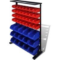 Berkfield Home Blue & Red Garage Tool Organiser