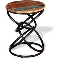 Berkfield Home End Table Solid Reclaimed Wood