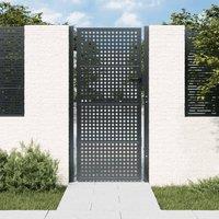 Berkfield Home Garden Gate Anthracite 105x225 cm Steel