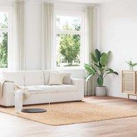 Berkfield Home Shaggy Rug High Pile NAVARRA Beige 240x240 cm Polyester | Size: Medium
