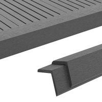 Berkfield Home 5 pcs Decking Angle Trims WPC 170 cm Grey
