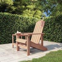 Berkfield Home Garden Adirondack Chair HDPE Brown