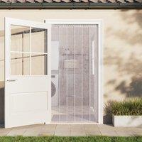 Berkfield Home Door Curtain Transparent 300 mmx2.6 mm 25 m PVC