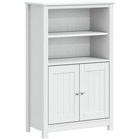 Berkfield Home Bathroom Cabinet BERG White 69.5x34x110 cm Solid Wood Pine