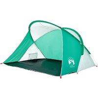 Berkfield Home Beach Tent 2-Person Sea Green Pop-up Waterproof