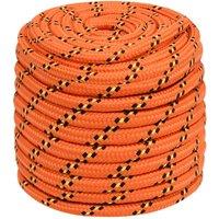 Berkfield Home Boat Rope Orange 16 mm 50 m Polypropylene