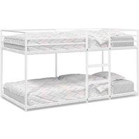 Berkfield Home Bunk Bed without Mattress White 75x190 cm Steel
