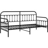 Berkfield Home Daybed Frame Black 90x200 cm Steel