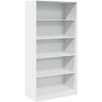 Berkfield Home Wardrobe White 100x50x200 cm Engineered Wood | Size: 100 x 50 x 200 cm