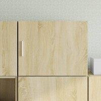 Berkfield Home Wall Cabinet Sonoma Oak 50x42.5x40 cm Engineered Wood in Light Tan