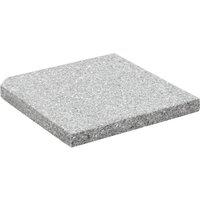 Berkfield Home Umbrella Weight Plate Granite 25 kg Square Grey