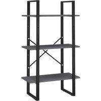Berkfield Home Storage Shelf Grey 60x30x105 cm Solid Pine Wood | Size: 60 x 30 x 105 cm
