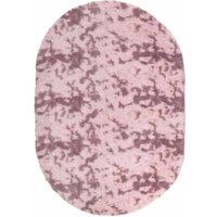 Berkfield Home Shaggy Rug High Pile NAVARRA Dusty Pink 300x200 cm Polyester | Size: Medium