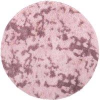 Berkfield Home Shaggy Rug High Pile NAVARRA Dusty Pink 100x100 cm Polyester | Size: Medium
