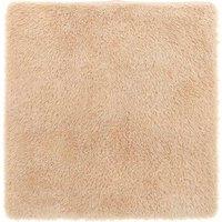 Berkfield Home Shaggy Rug High Pile NAVARRA Beige 120x120 cm Polyester | Size: Medium
