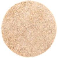 Berkfield Home Shaggy Rug High Pile NAVARRA Beige 120x120 cm Polyester | Size: Medium
