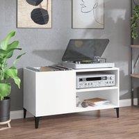 Berkfield Home Record Cabinet White 84.5x38x48 cm Engineered Wood