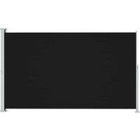 Berkfield Home Patio Retractable Side Awning 220x300 cm Black