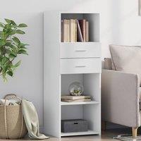 Berkfield Home Highboard White 45x42.5x124 cm Engineered Wood