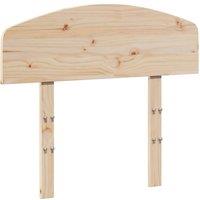 Berkfield Home Headboard 75 cm Solid Wood Pine in Natural