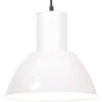 Berkfield Home Hanging Lamp 25 W White Round 28.5 cm E27