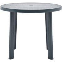 Berkfield Home Garden Table Green 89 cm Plastic