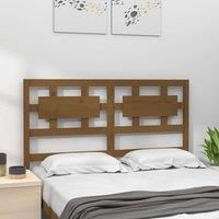 Berkfield Home Beautiful Bed Headboard Honey Brown 205.5x4x100 cm Solid Wood Pine