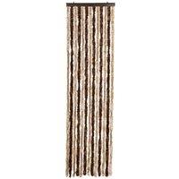 Berkfield Home Insect Curtain Beige & Light Brown 56x185 cm Chenille
