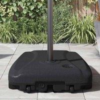 Berkfield Home Outdoor Umbrella Stand Black