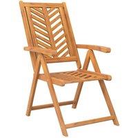 Berkfield Home Reclining Garden Chairs 3 pcs Solid Wood Acacia in Brown