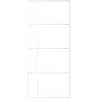 Berkfield Home Sliding Door ESG Glass & Aluminium 90x205 cm White