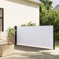 Berkfield Home Retractable Side Awning White 100x300 cm