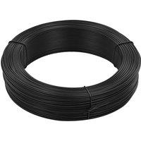 Berkfield Home Fence Binding Wire 250 m 0.9/1.4 mm Steel Anthracite in Black