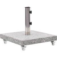 Berkfield Home Parasol Base Granite 30 kg Square Grey