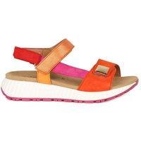 Gabor Women's 'Gifted' Wedge Heel Sandals in Orange | Size: 5