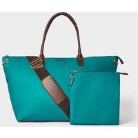 OSPREY LONDON Women's The Voyage Nylon Weekender Bag in Teal
