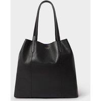 OSPREY LONDON Women's The Notting Hill Leather Tote Bag in Black