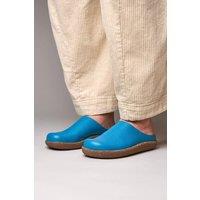 Moshulu Women's Pevensey' Flexible Clogs in Teal | Size: 6