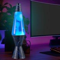 Menkind Blue Lightening Lava Lamp