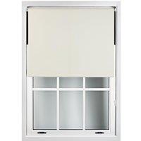 Furnished Cream Blackout Roller Blinds - Trimmable Window Shade for Home & Office | Size: 145 cm width x 210 cm drop