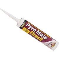 Everbuild Pyro Mate Firesil White 295Ml