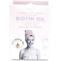 Danielle Creations Purple Turban Hair Towel Infused With Biotin Oil in Lilac