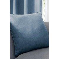 Fusion 'Sorbonne' Luxury Plain Dyed Filled Cushion 100% Cotton in Light Blue | Size: 43 cm x 43 cm