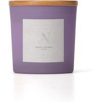 Aroma Naturals Frosted Decadence Glass Candle - Vanilla Bean Scent in Purple | Size: Large
